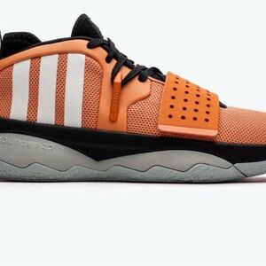 Adidas Vibrant Orange and Black Athletic Shoes